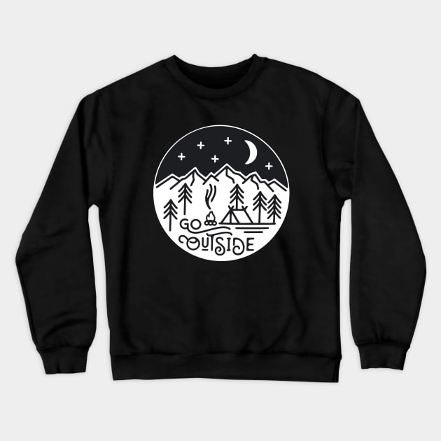 Go Outside Crewneck Sweatshirt by Mark Studio